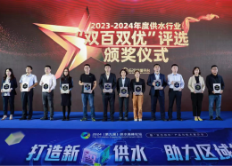 向新求质丨DB真人旗舰 DB数据斩获2023-2024年度供水行业&ldquo;双百双优&rdquo;优胜奖